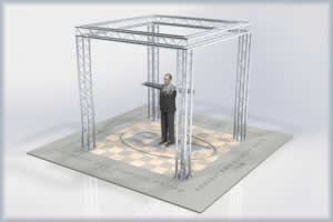 10 x 10 aluminum truss exhibt display booth kit