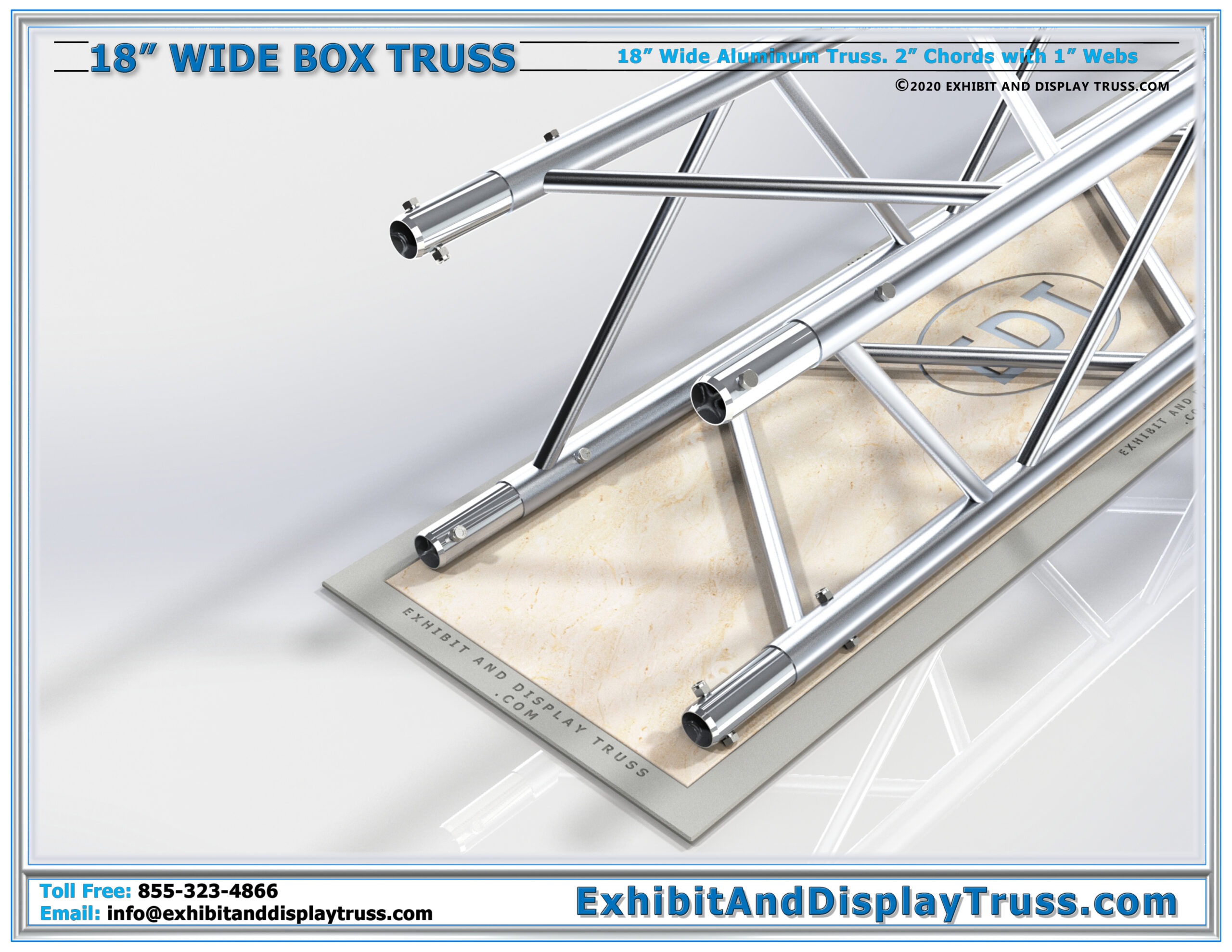 18″ Wide Box Truss / Linear Truss Lengths and Pricing