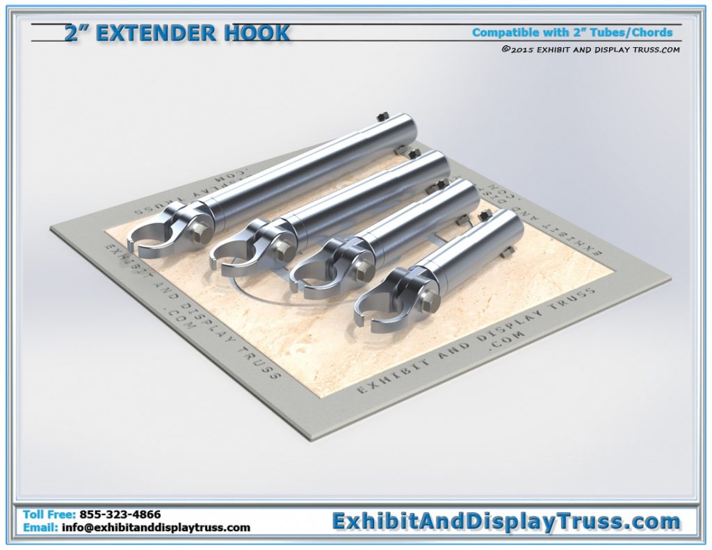 2″ Hook Clamps / Attaching Truss and Accessories to 2″ Exhibit And Display Truss