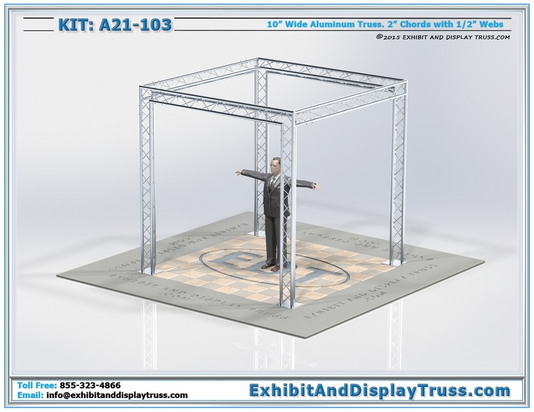 Kit: A21-103 / Standard and Cost-Effective Perimeter Truss Display
