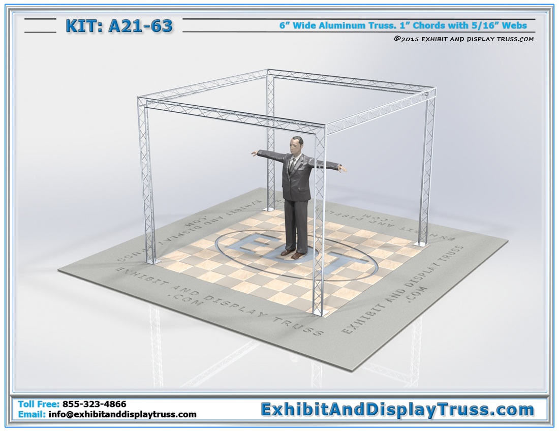 Kit: A21-63 / Cost Effective Mini Truss Kit for Trade Shows