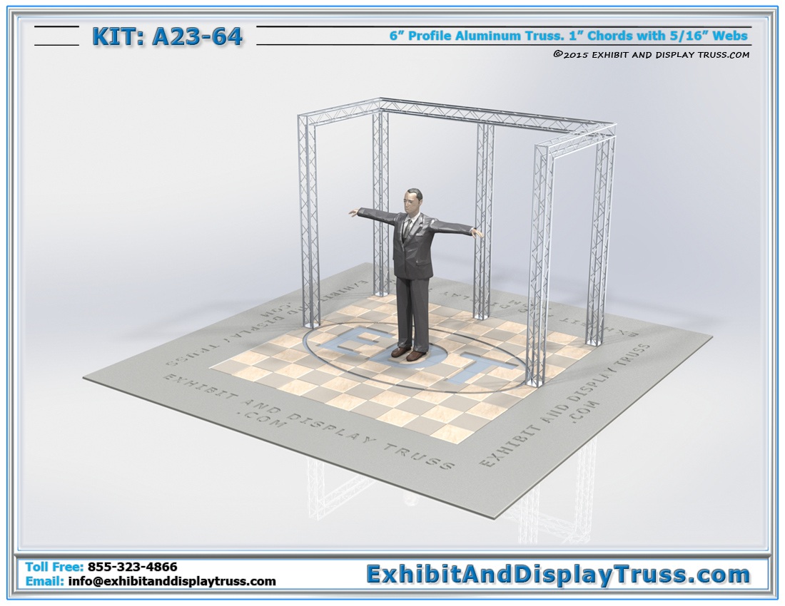 Kit: A23-64 / Mini Truss Kit for Trade Show Booths