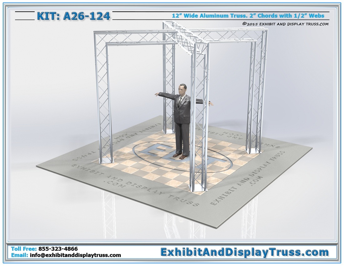 Kit: A26-124 / X-Shaped Trade Show Booth Design
