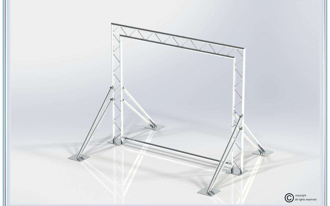Kit: A53-102 / Compact and Portable Truss Back Wall