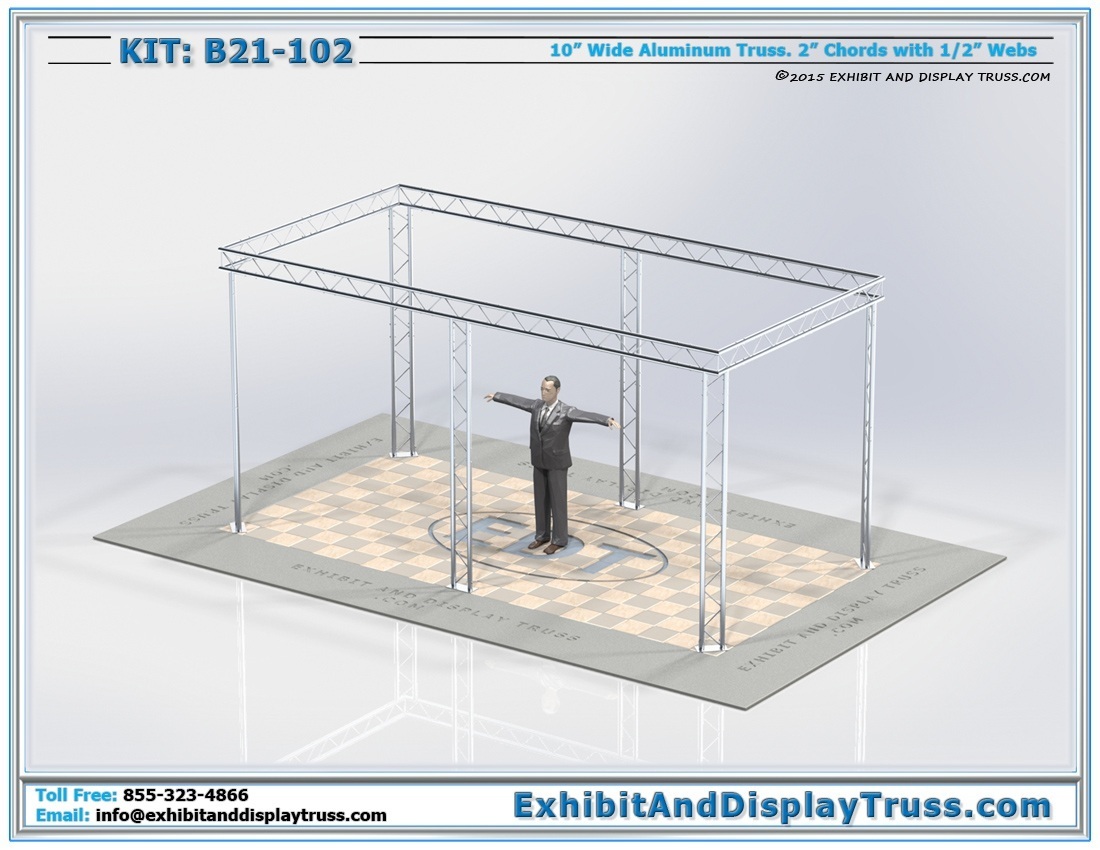 Kit: B21-102 / Portable Trade Show Systems that Flat Packs