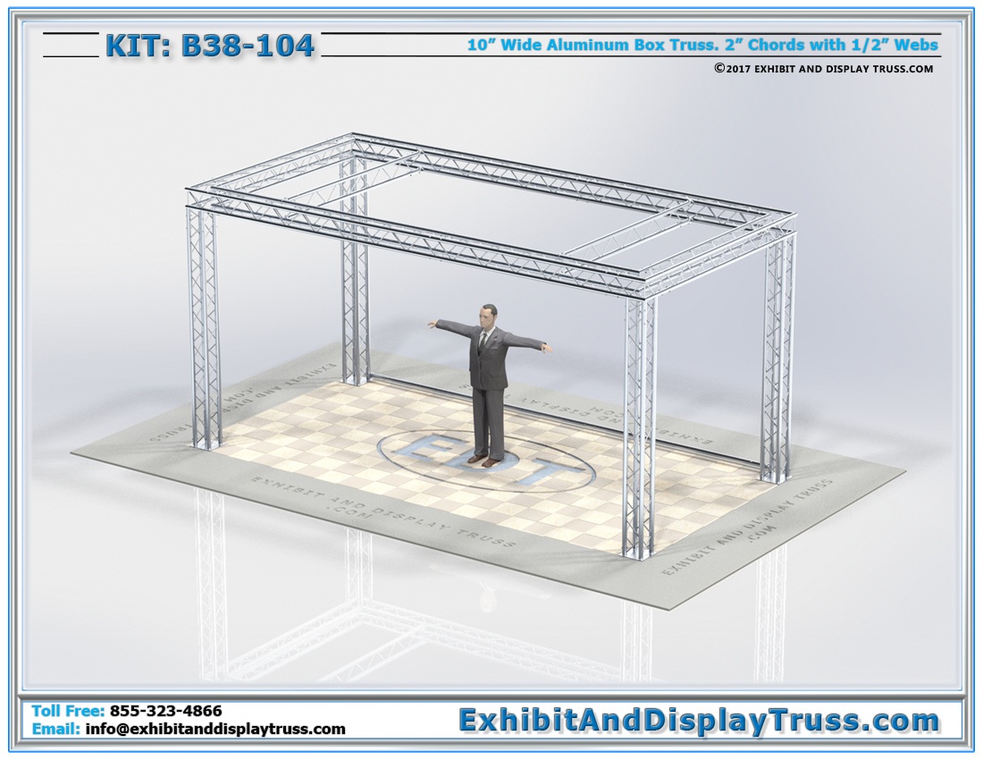 Kit: B38-104 / Aluminum Truss Banner Exhibition Truss System