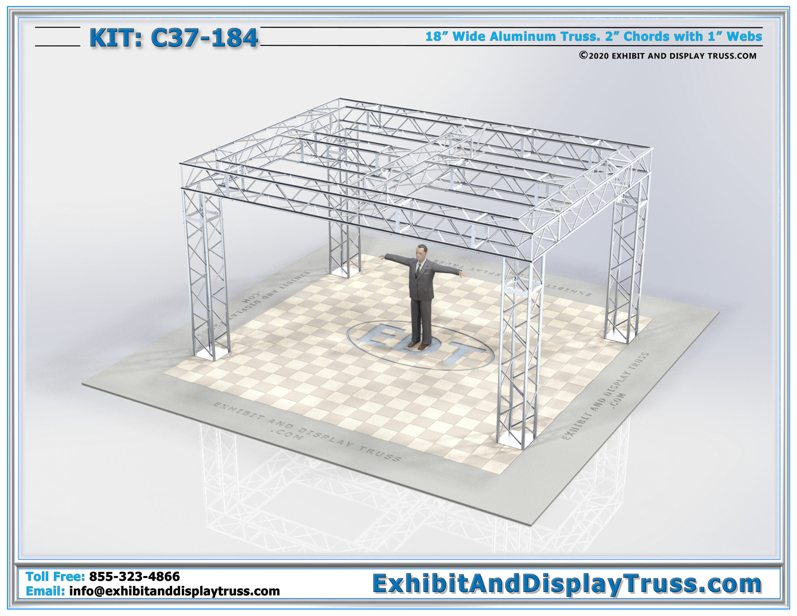 Kit: C37-184 / Heavy Duty Truss System and Trade Show Exhibit Display