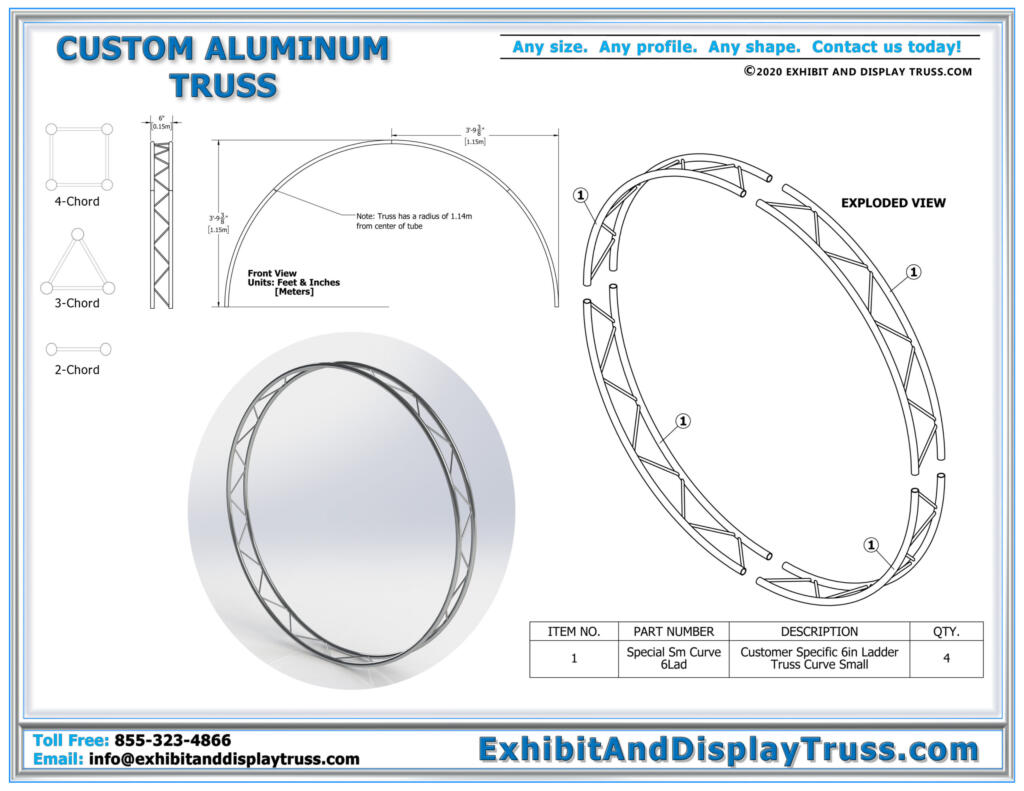Custom Truss Fabrication, Aluminum Fabricators - Exhibit And