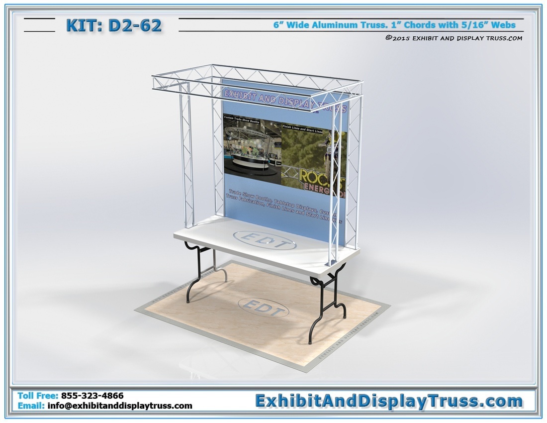 Kit: D2-62 / Tabletop Trade Show Displays