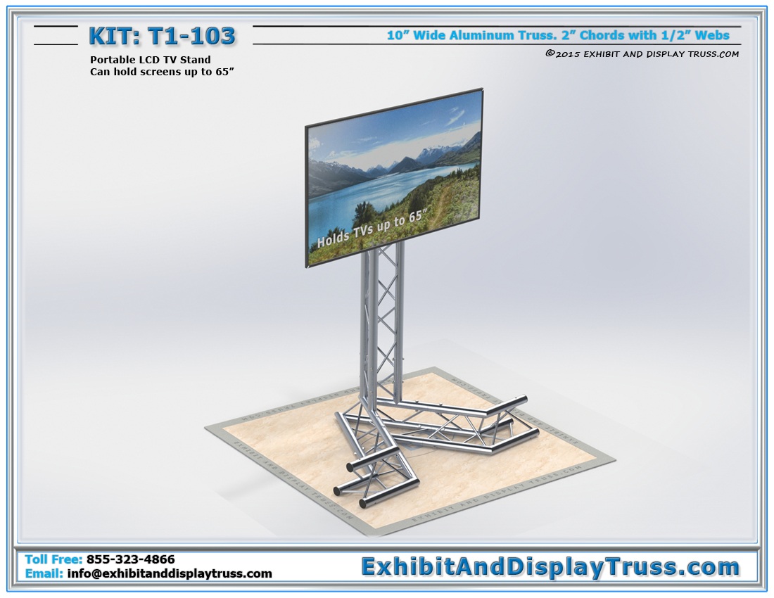 T1-103 Portable TV Stand / Portable LED Screen Support